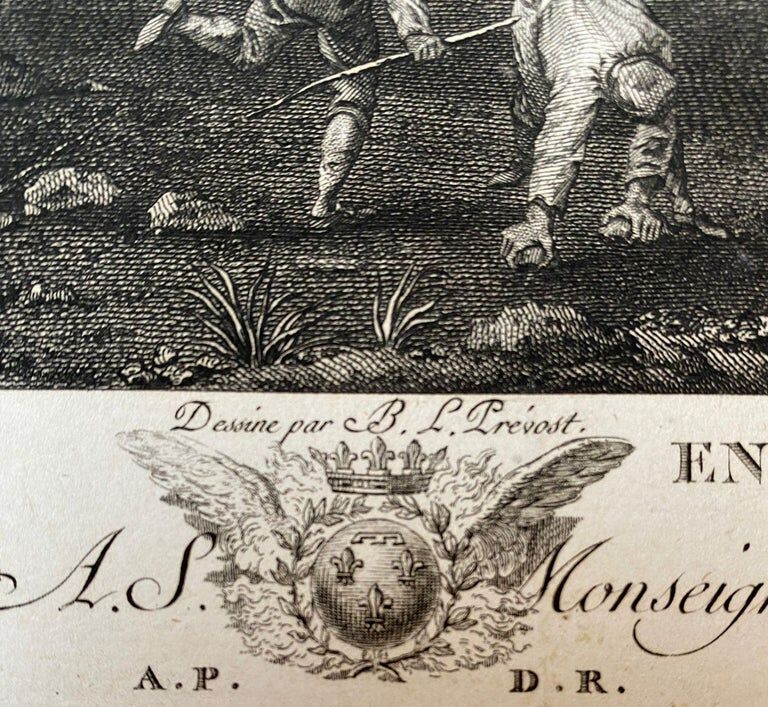 Pieter Van Laer, The Children, engraving, eighteenth century