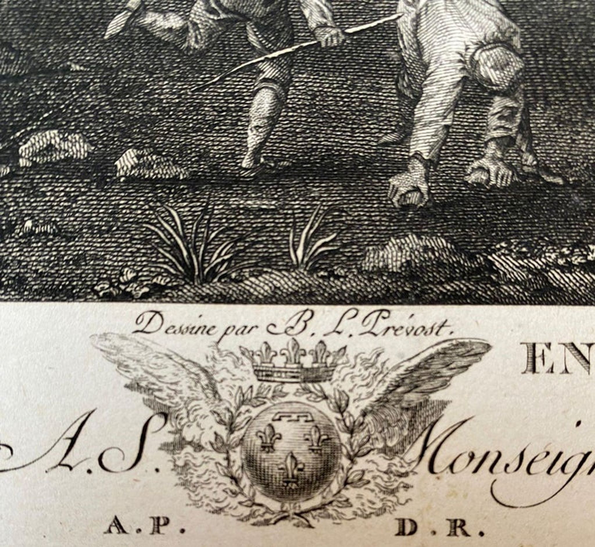 Pieter Van Laer, Les Enfants, gravure, XVIIIème siècle