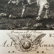 Pieter Van Laer, Les Enfants, gravure, XVIIIème siècle