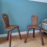 Pair of Brutalist Chairs