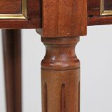 Table bouillotte en acajou, style Louis XVI – début XXe
