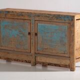 Ancien buffet de salle à manger bleu ciel (vers 1920)