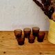 Lot de 6 verres à eau Vereco vintage