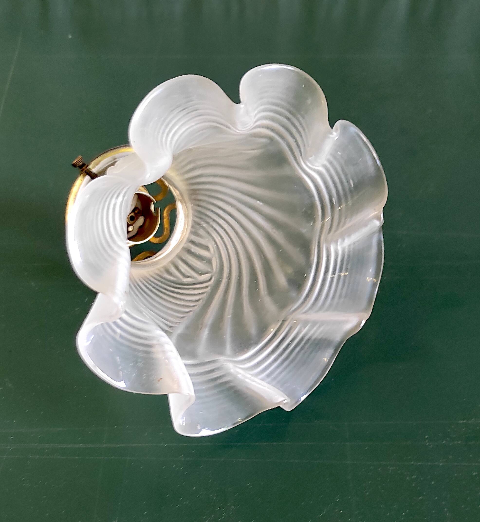 Art Deco style crystal tulip - mid-20th century