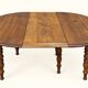 Extendable oval table Louis-Philippe solid oak 19th century