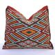 Berber Cushion, Vintage Moroccan Rug Cushion Cover, Berber Wool Cushion Covers
