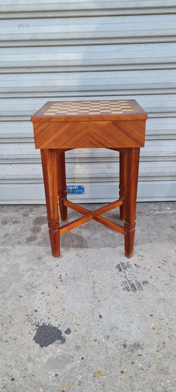 Bedside table - chess game