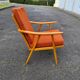 Fauteuil scandinave "Boomerang" Thonet 1950/60