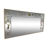 Miroir de Bistro - Brasserie en verre églomisé style Art Nouveau