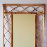 Mirror rattan 67x88cm
