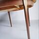 Vintage round teak table from the 60s