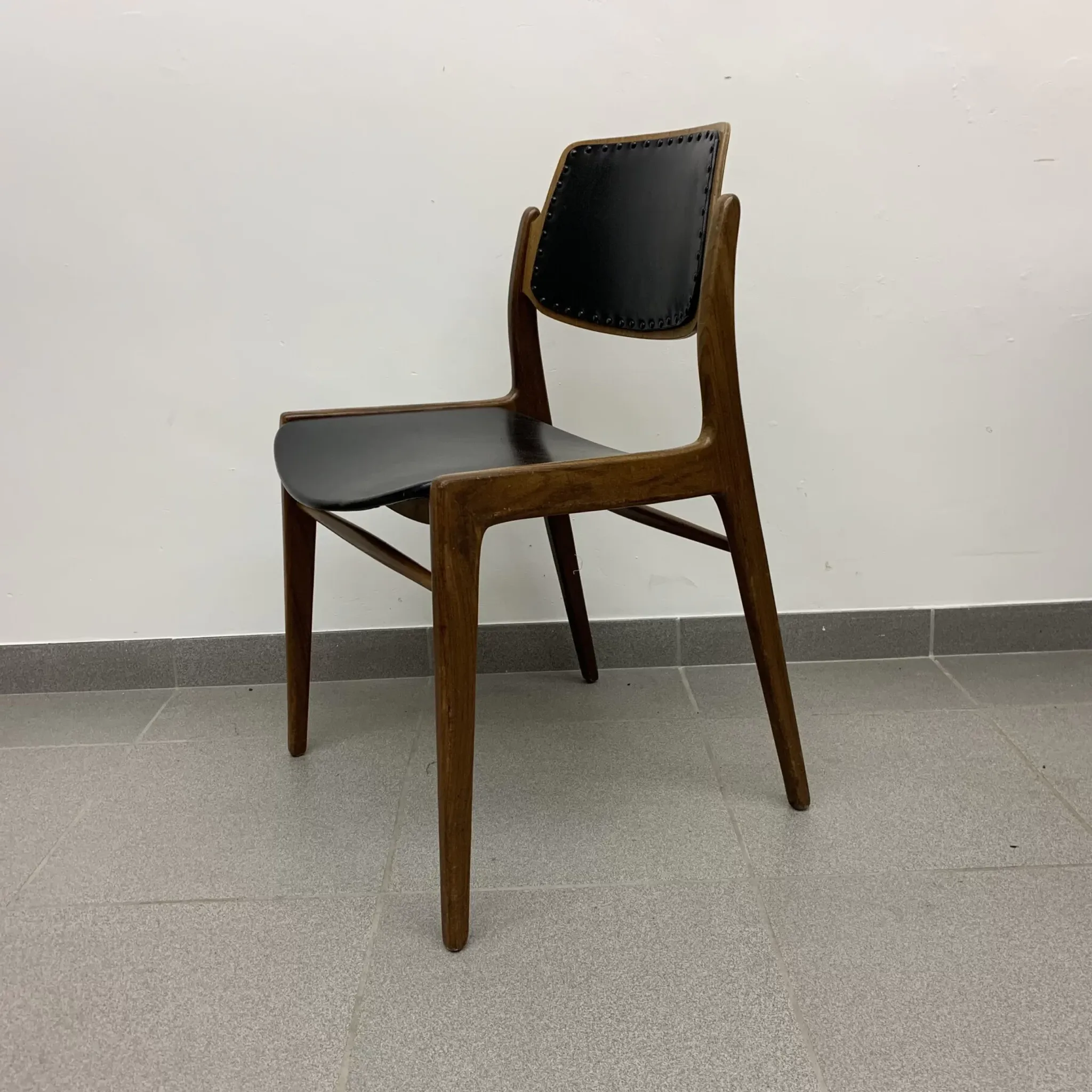Hartmut Lohmeyer for Wilkhahn 1950s dining chair teak wood design