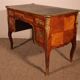 Small Double-Sided Writing Desk in Rosewood in Louis XV style from the 19th century.