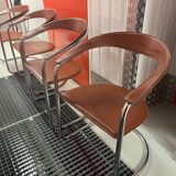 Rare set of 4 “Canasta” chairs by Arrben