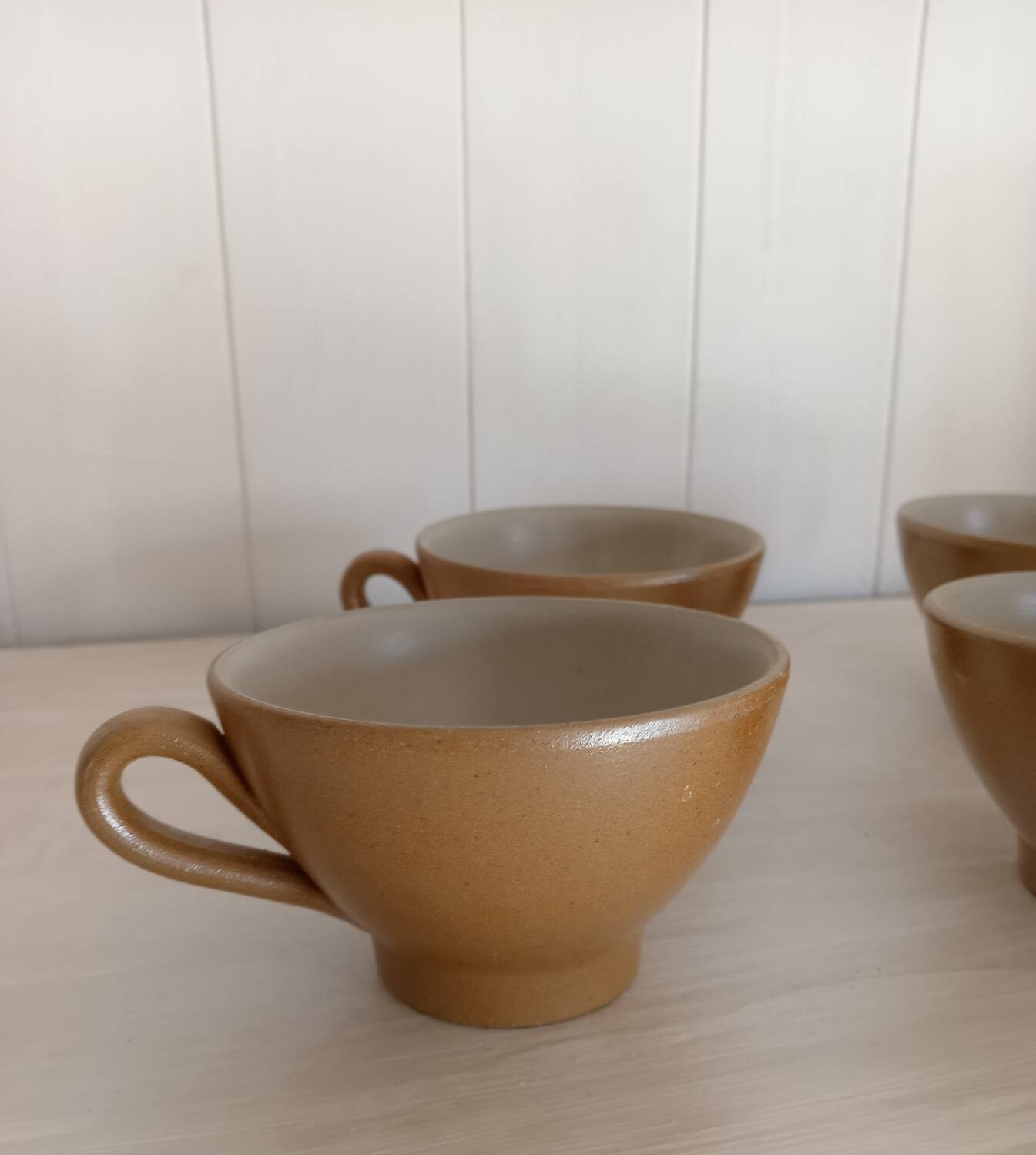 Stoneware cups / cider boletes
