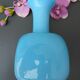 Vase turquoise verre