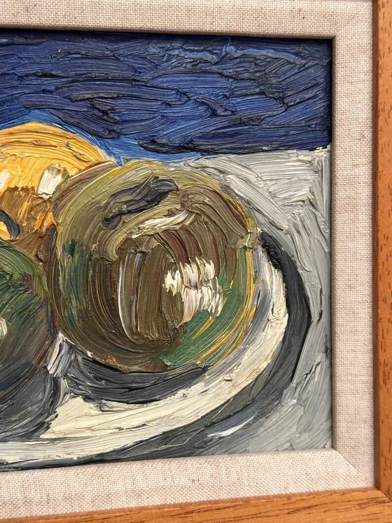 Original Swedish Oil on Panel – “Still Life” by Göran Brunius (1911–2005) – Signed