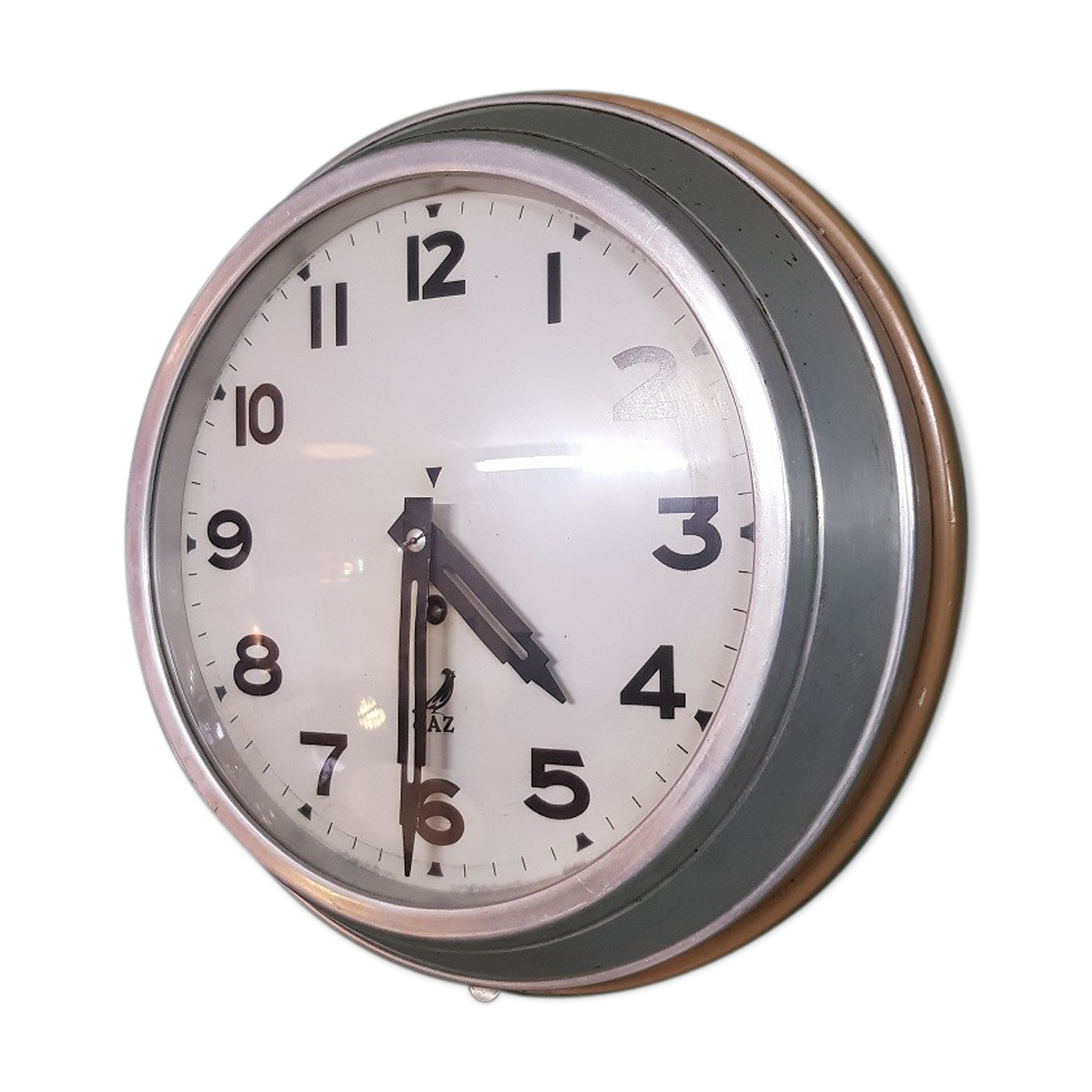 Vintage french jaz wall clock