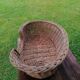 Wicker basket for dogs or cats vintage handmade