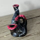 Double ceramic candlestick Vallauris