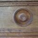 Old - Beautiful solid oak sideboard - 2 doors - 2 drawers in golden oak color