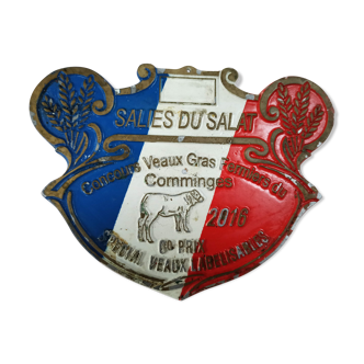 Agricultural plaque protrudes from the Salat prize competition calf fat farmer of Comminges 2016