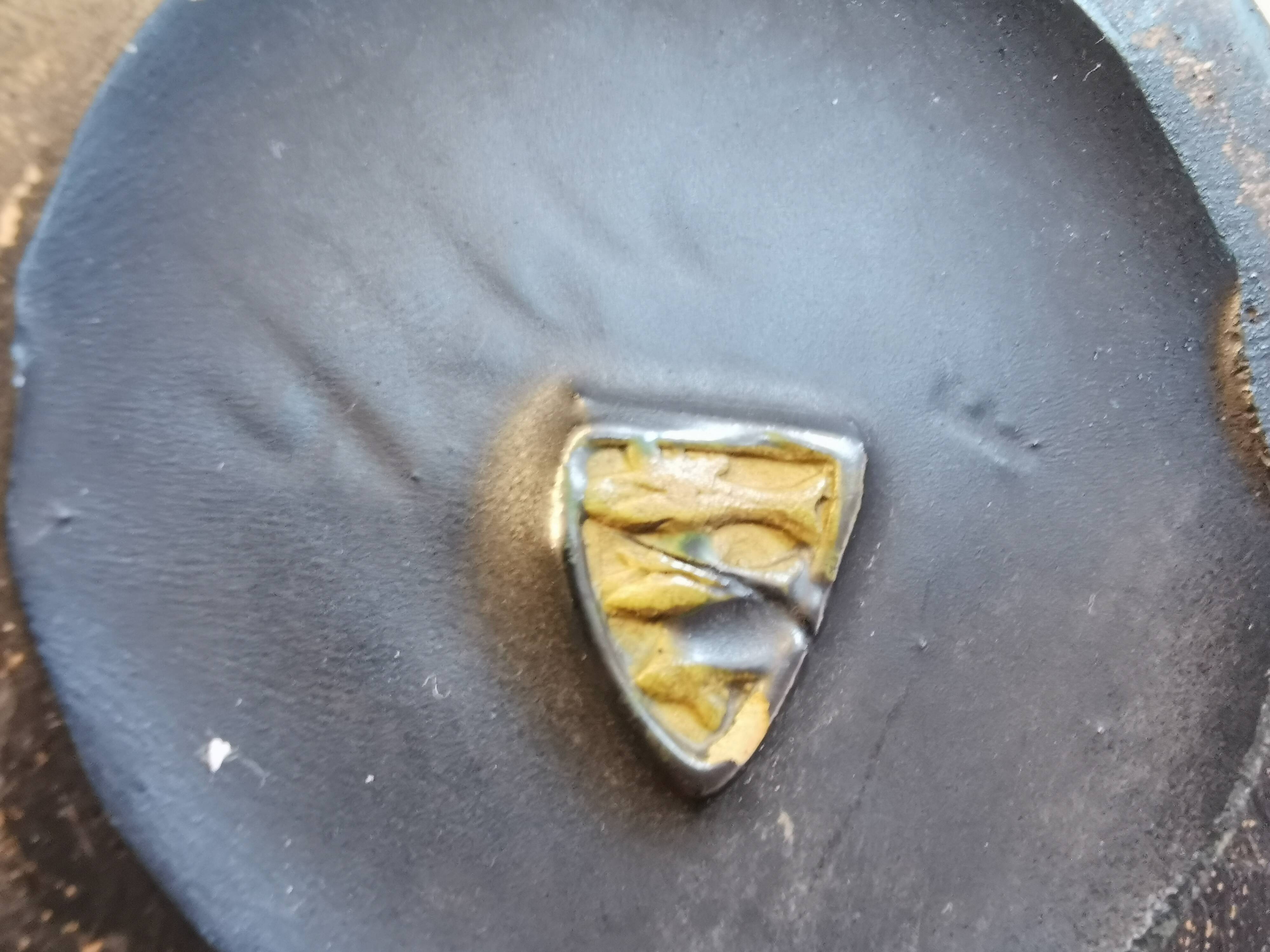 Keramic jug in metal glaze, from Danish Michael Andersen (Stamped with the 3 fish at the bottom)