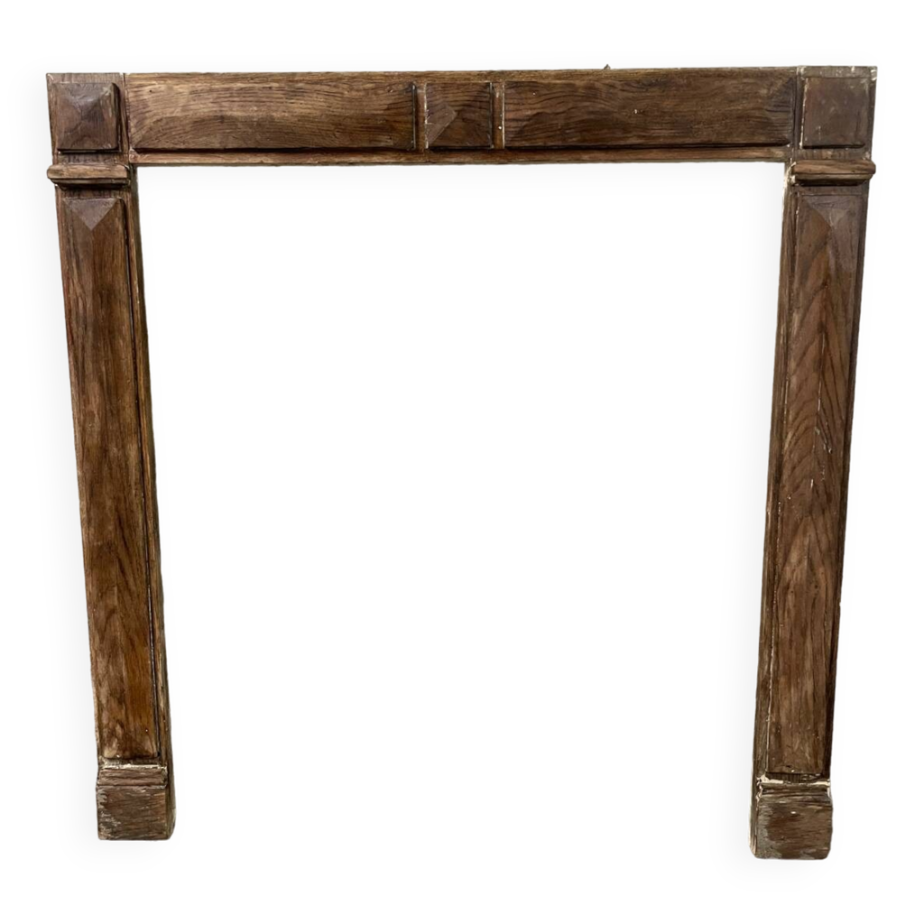 Console De Cheminée Style Antique - Palazzo INT - Bois Gris - 115 Cm - Neuve