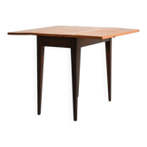 Table à rabats en pin massif scandinave, années 1960