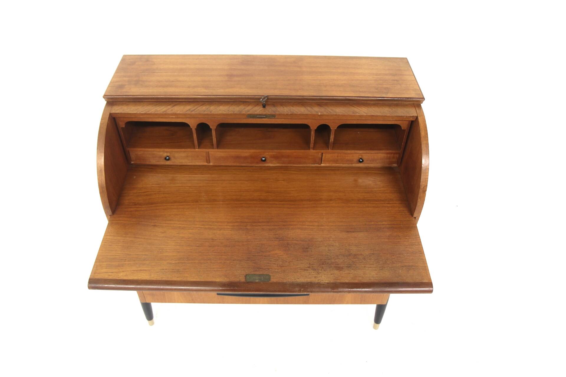 Secrétaire scandinave en teck, Bröderna Gustafssons, Suède, 1950