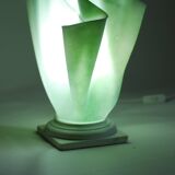 Lampe d'ambiance corolle vert anis
