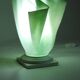 Lampe d'ambiance corolle vert anis