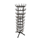 Bottle holder draining around vintage bistro 1950