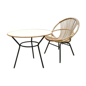 Duo table salon et fauteuil