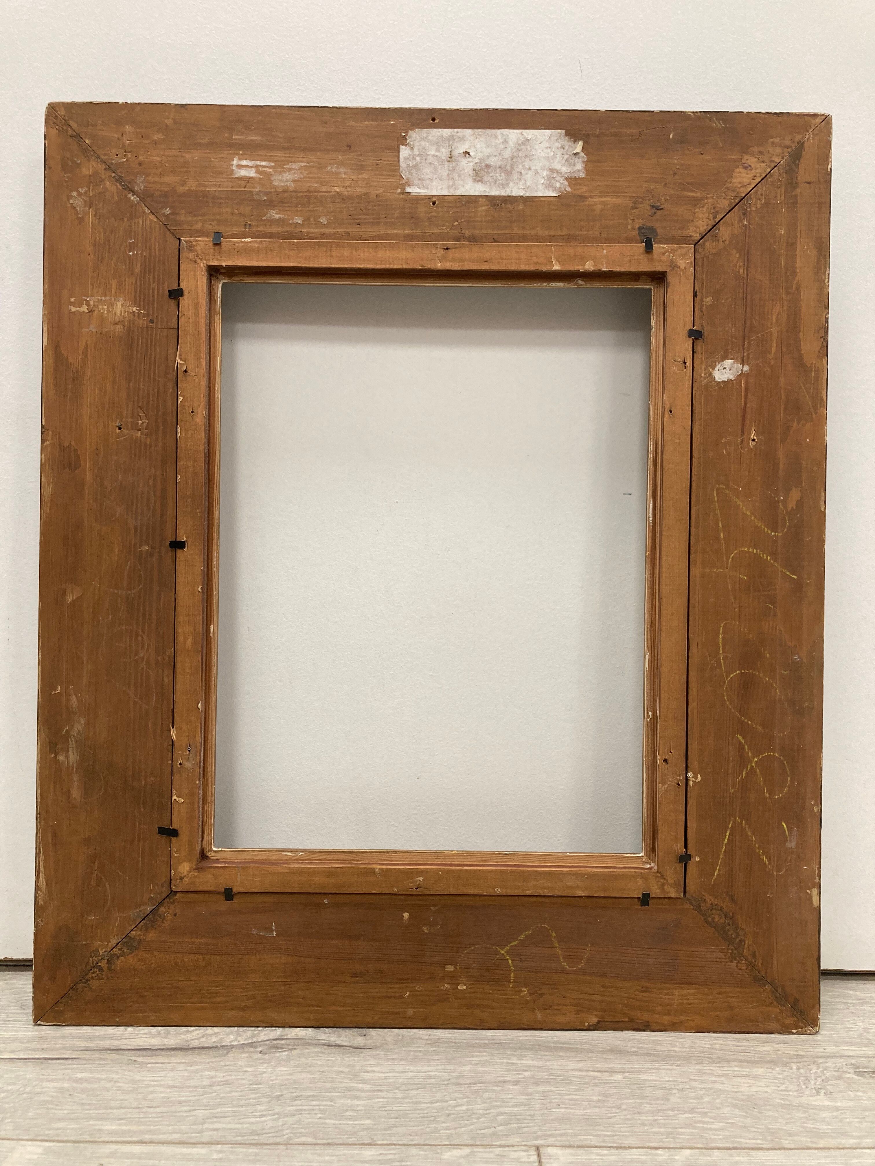 Black frame and vintage gold