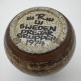 Swedish vase from the Rörstrand Drejar gruppen factory in 1974