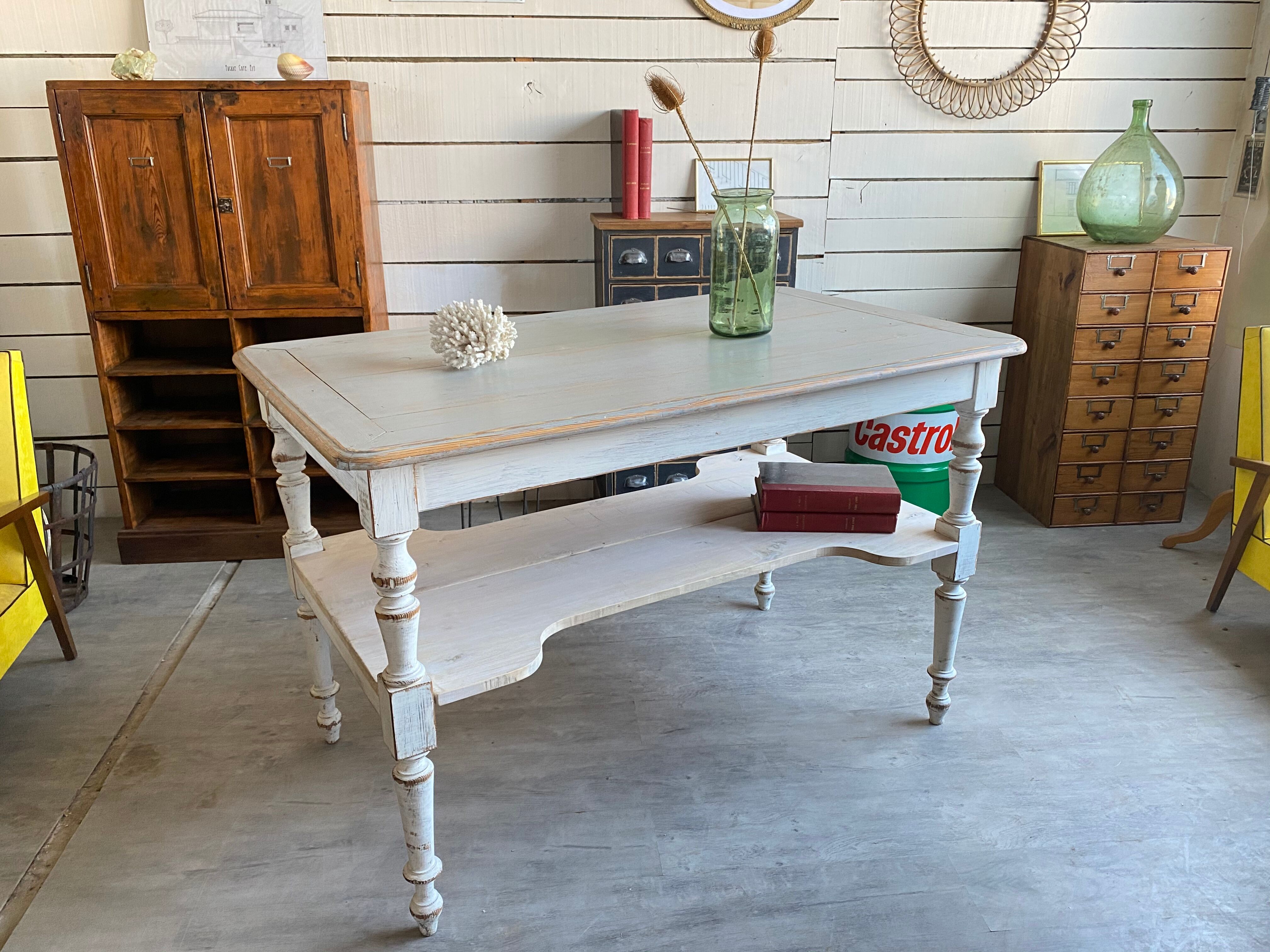 Old haberdashery table
