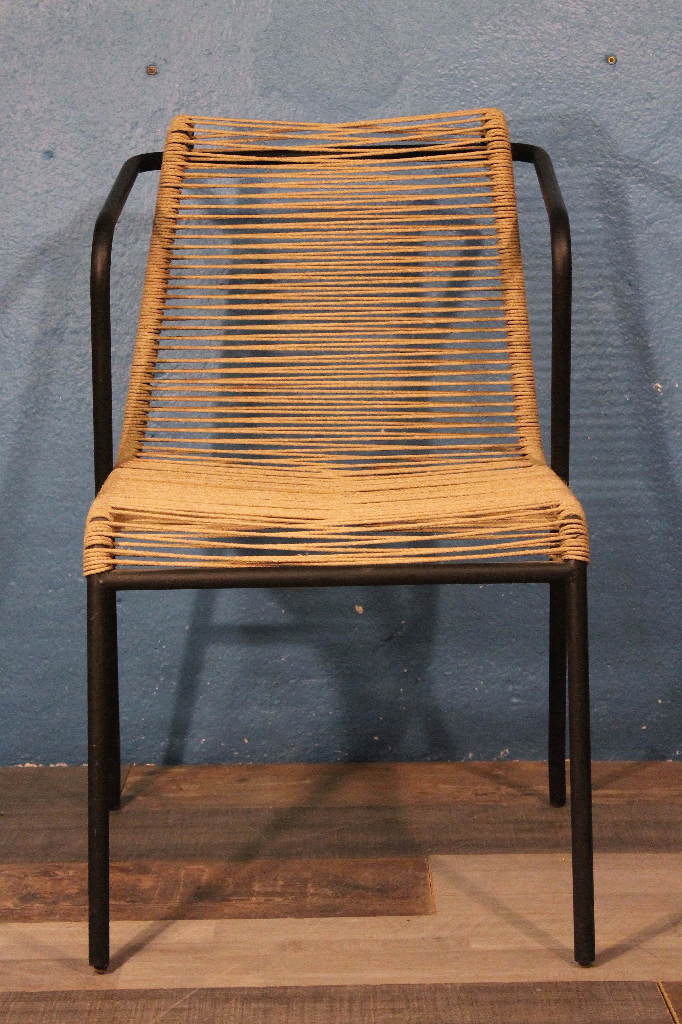 Metal & rope chair 1950