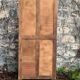 Parisian glass cabinet art deco raw wood