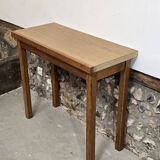 Console en bois, années 1970-1980
