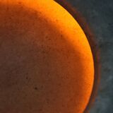 Vintage Italian Metal Donought Wall Lamp