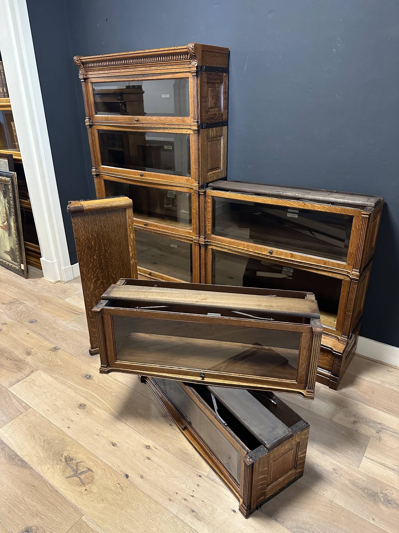 Original stackable Globe Wernicke Bookcase