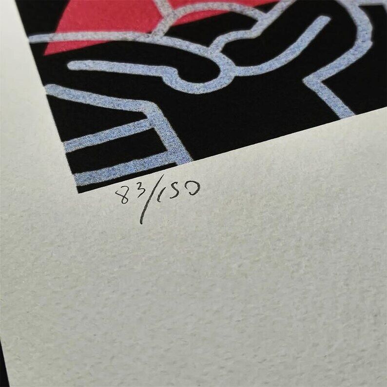 Limited Edition Lithograph by Keith Haring, 1990s - Pencil Numbered
