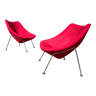 Pair of F157 Oyster armchairs by Pierre Paulin for Artifort