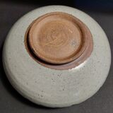 Ceramic salad bowl stoneware signature to identify 20th century