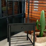 Vintage boarding school bedside table