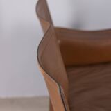 Vintage leather sofa from the 1970s, model ‘korium’ designed by tito agnoli