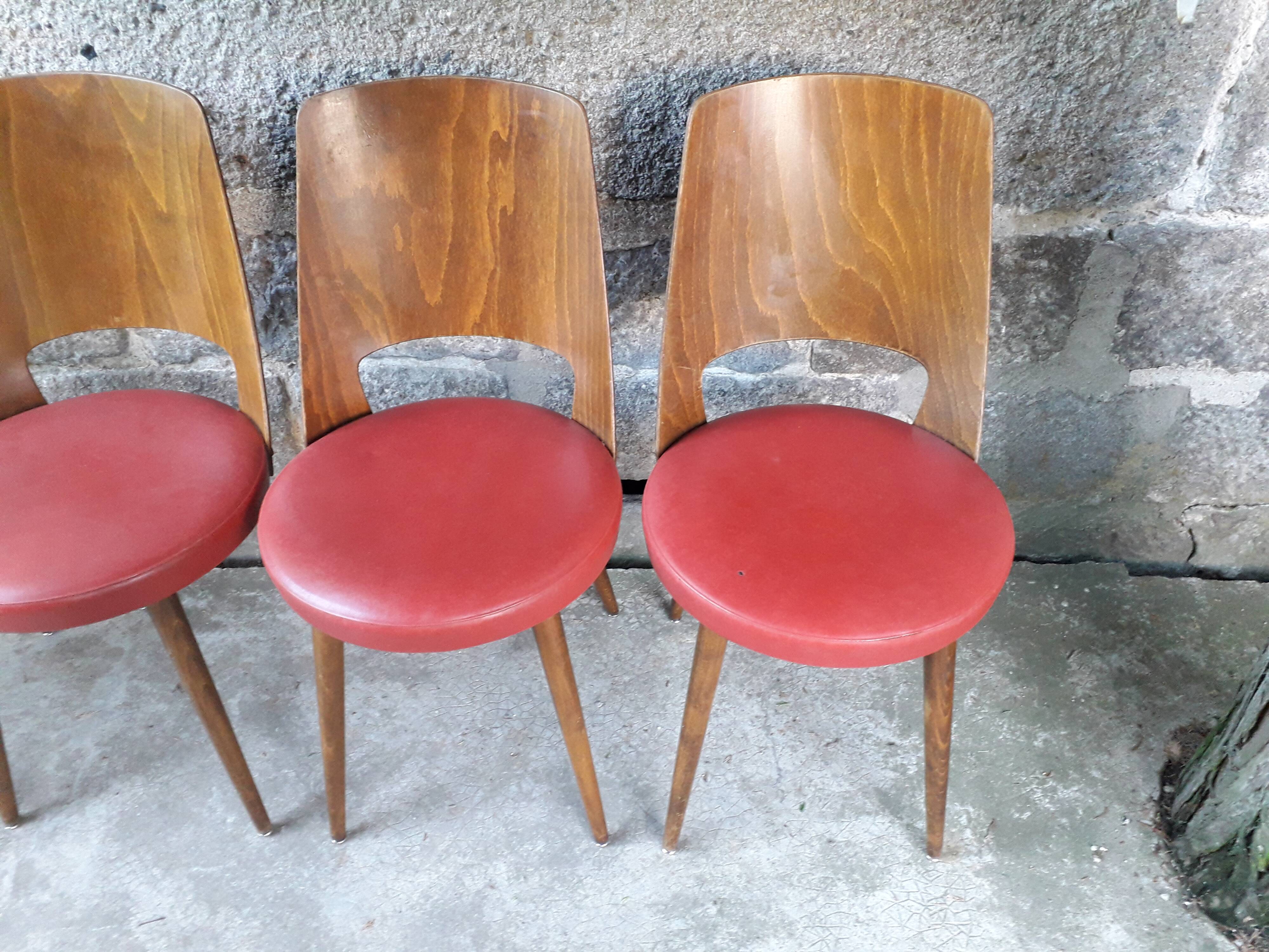 Lot de 6 chaises bistrot Baumann Mondor