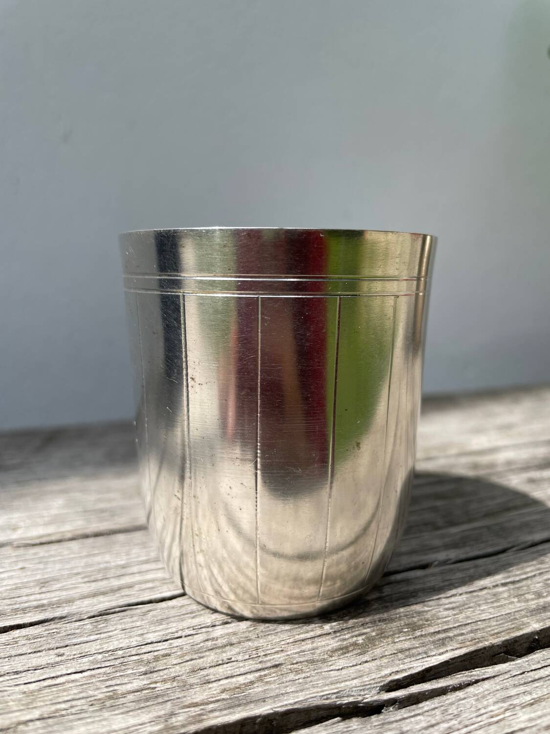 Timbale verre art déco