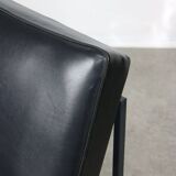 Vintage Black Lounge Chair from Stol Kamnik, 1960s